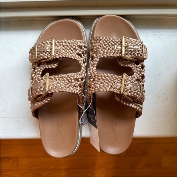 Target universal thread Kylie crochet footbed sandals woven double strap size 8 - Picture 5 of 7
